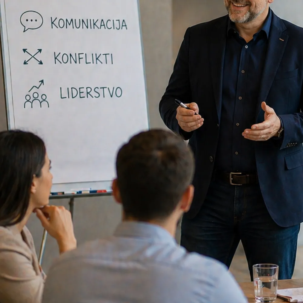Korporativne treninge iz komunikacije, konflikata i liderstva